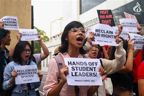 ust shs scandal|Thomasian student activist receives show.